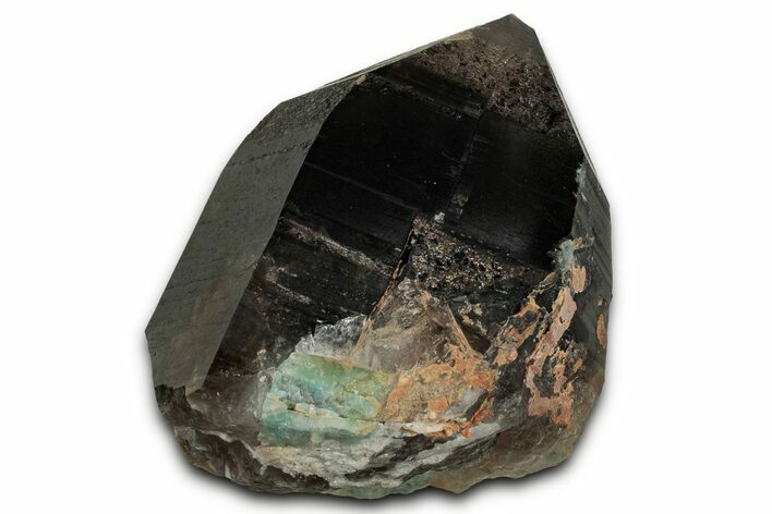 Dark Smoky Quartz with Amazonite - Three Point Claim, Colorado #330473
